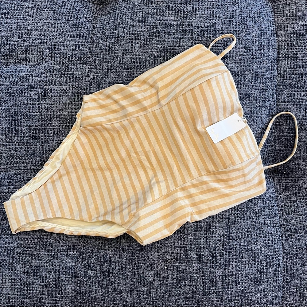 NWT Tigerlily Verena Sloane Striped One piece swimsuit S, M